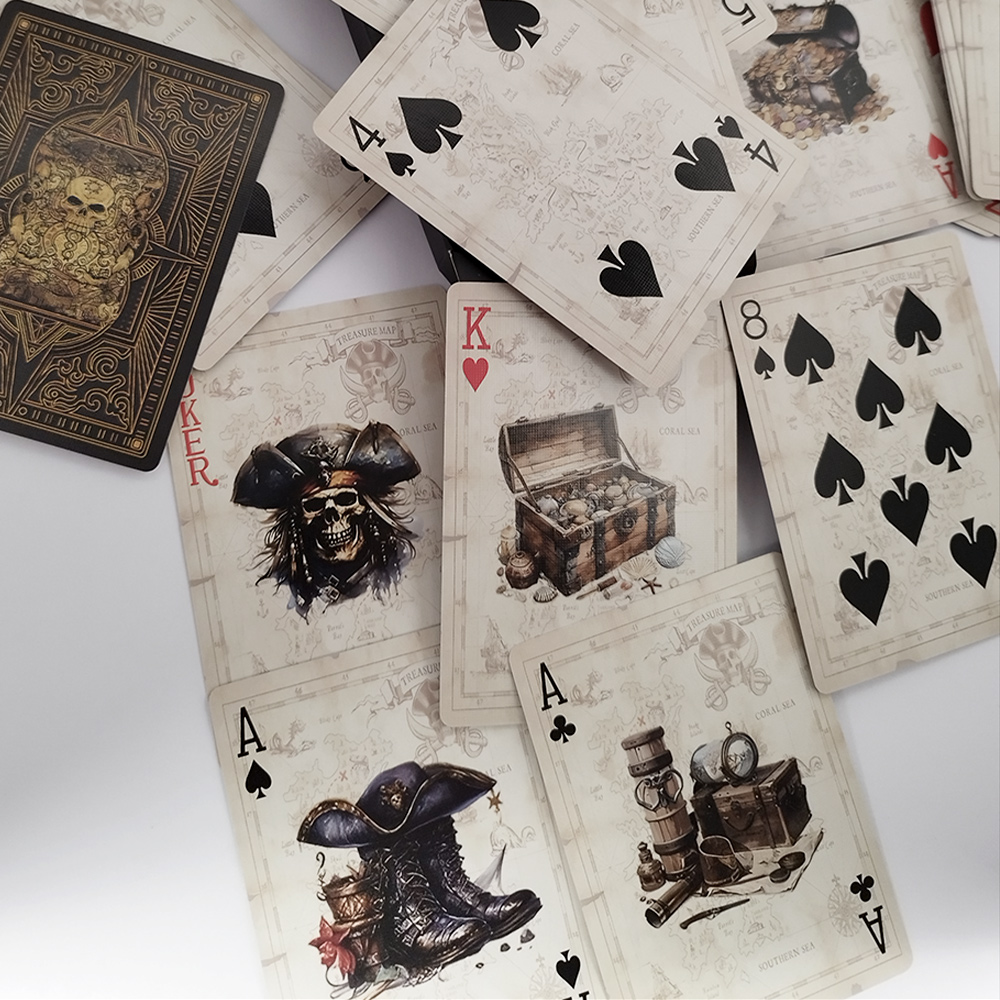 Карти за игра с Пиратски мотиви-пиратски карти Карти за игра с Пиратски мотиви-пиратски карти