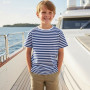 Детска моряшка тениска с къс ръкав