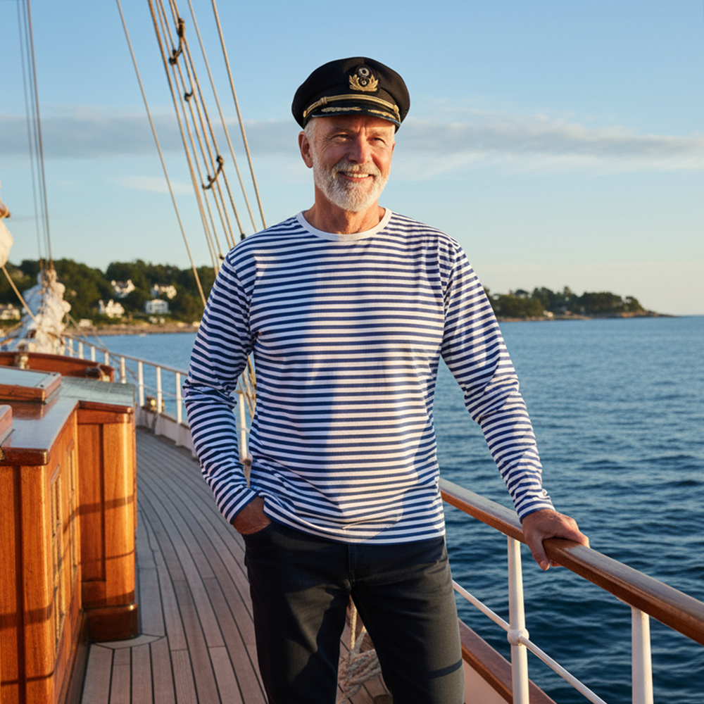 Моряшка блуза с Дълъг ръкав