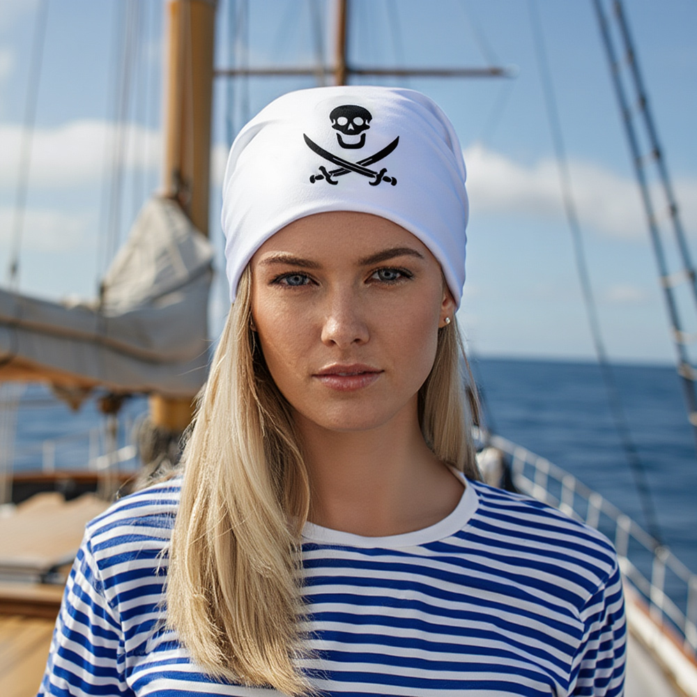 Пиратска кърпа - Бяла