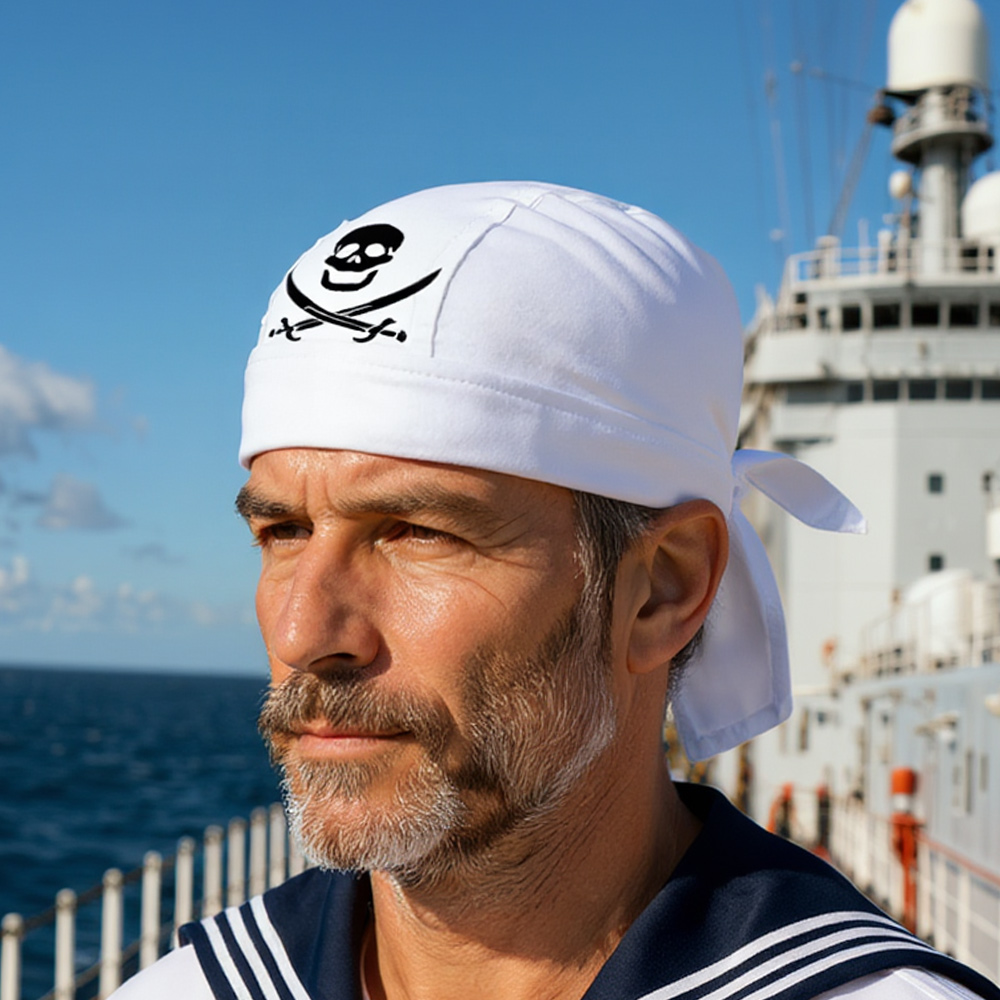 Пиратска Бандана - Бяла