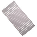 Памучна кърпа за плаж или баня / Пещемал SMYRNA тъмно кафяв