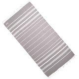 Памучна кърпа за плаж или баня / Пещемал SMYRNA тъмно кафяв