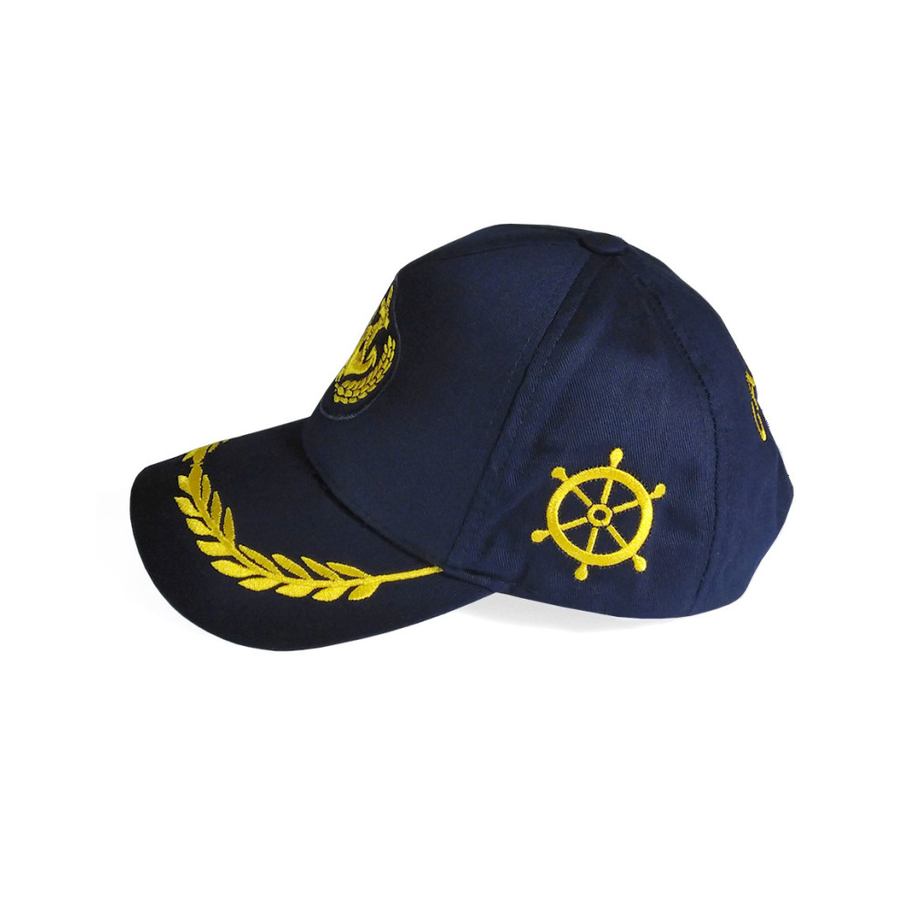 Синя Капитанска Шапка с Козирка Синя Капитанска Шапка с Козирка