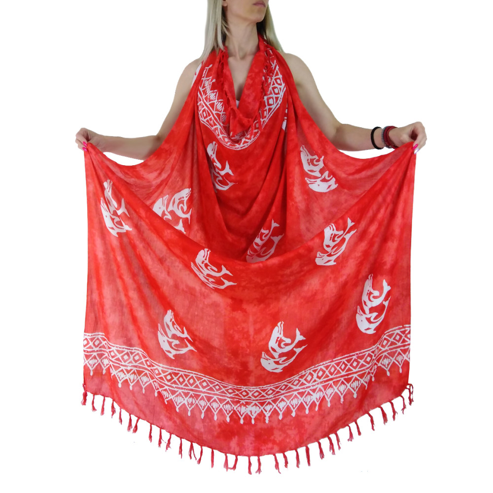 Парео в Червено