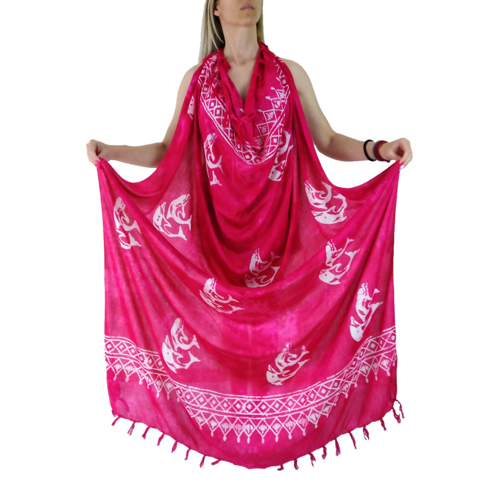 Парео в Розово - Циклама