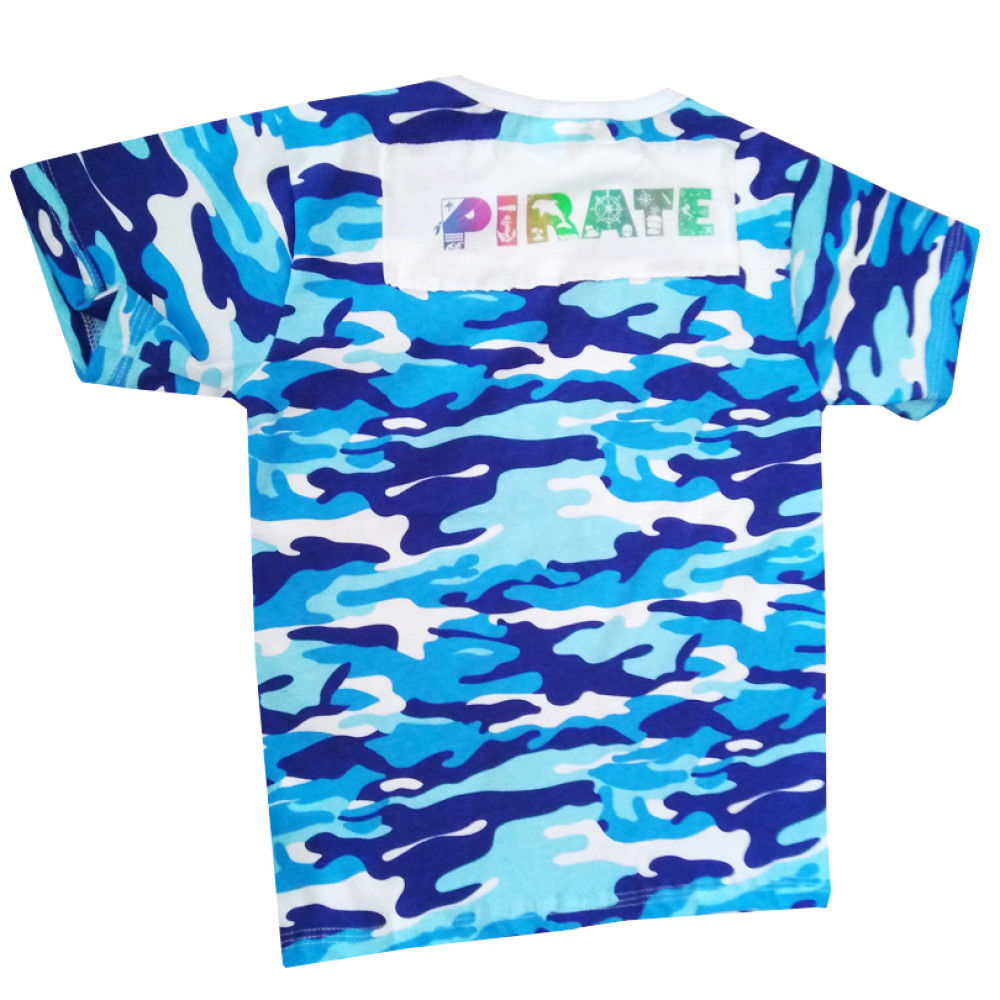 Детска камо тениска с къс ръкав