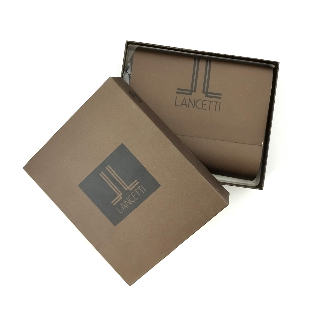 Портфейл от Естествена Кожа LANCETTI в кафяво