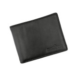 Портфейл от Естествена Кожа BLUE BURRY 042 в черно