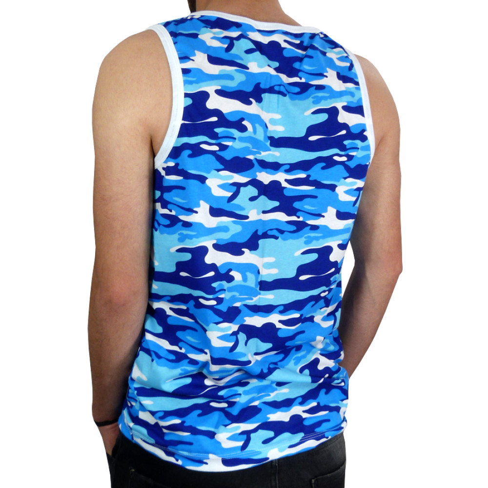 Потник - Синьо бял камуфлаж