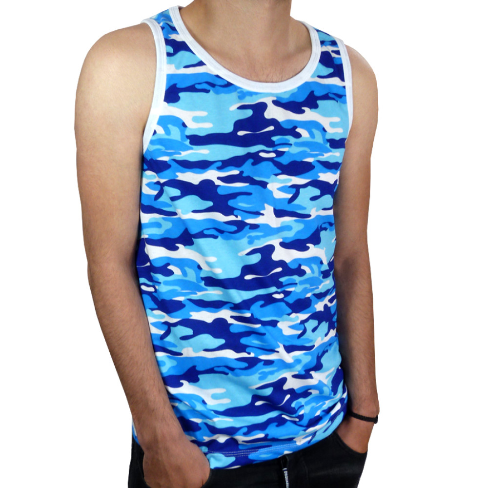 Потник - Синьо бял камуфлаж