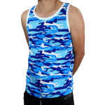 Потник - Синьо бял камуфлаж